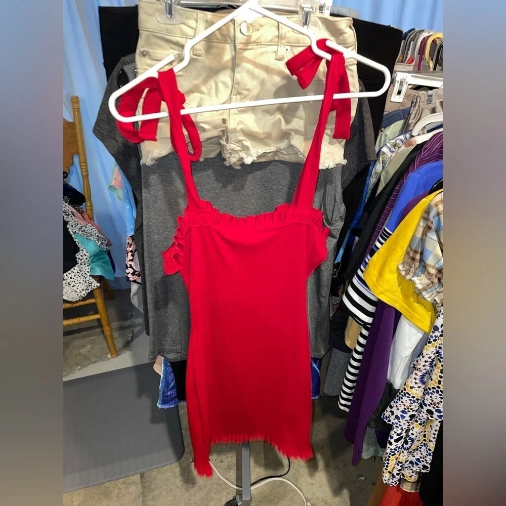 New Without Tags PrettyLittleThing Sexy Red Dress *make offers* - Picture 4 of 5